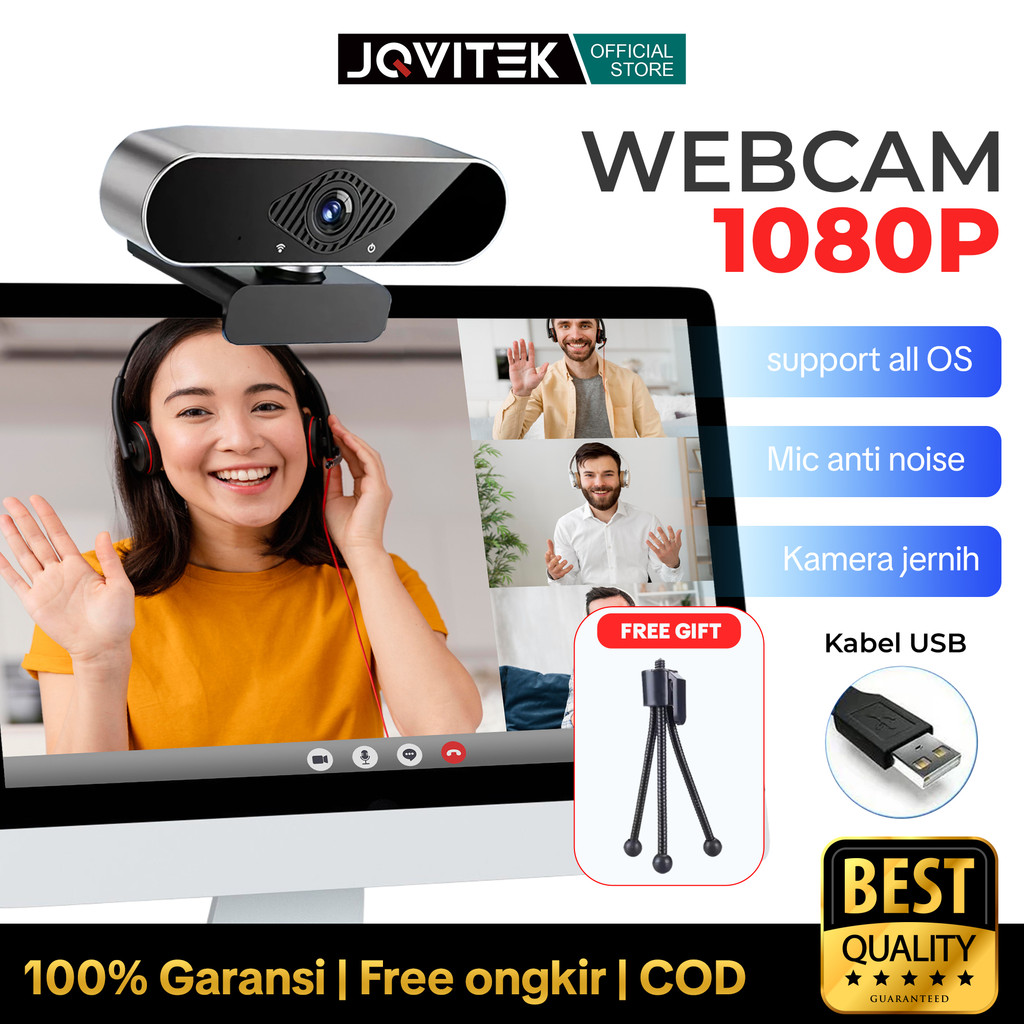 Foto Kamera Kamera PC Full HD / Live Streaming / Rapat Video /